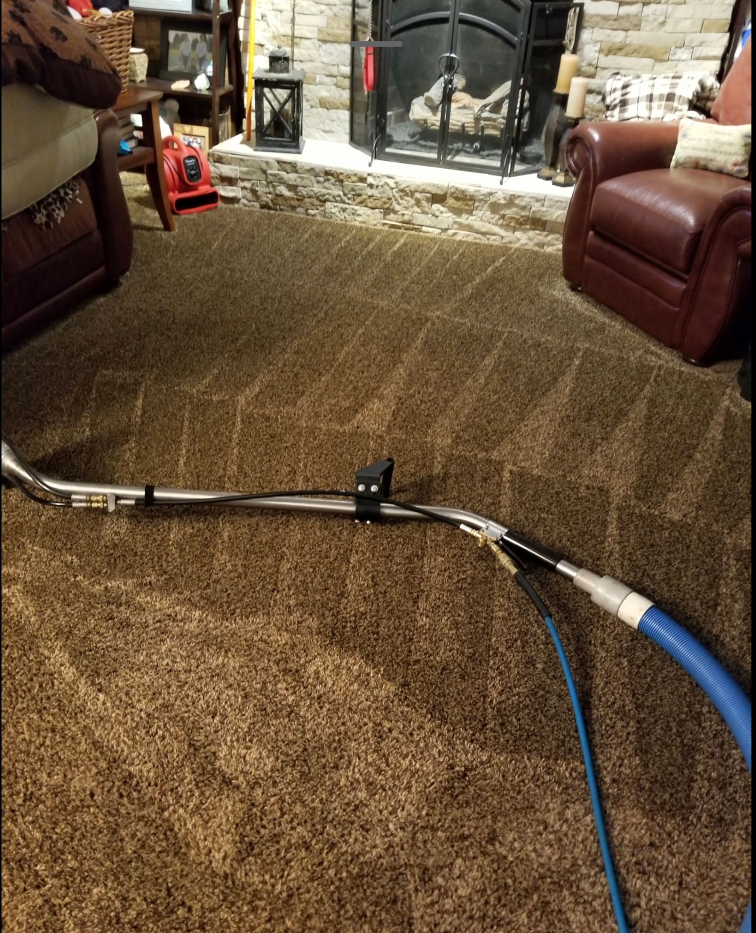 Residential carpet cleaning result 2